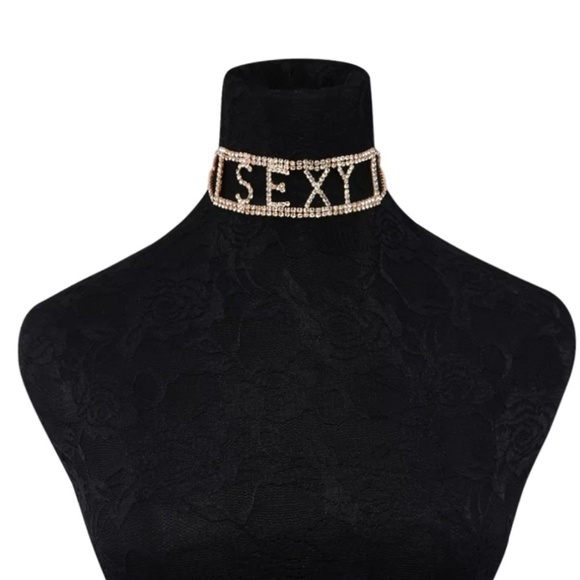 Chic rhinestone choker - Picture 1 of 2